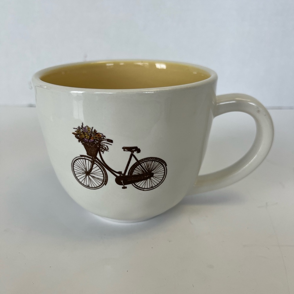 Rae Dunn Magenta Bicycle Cruiser mug